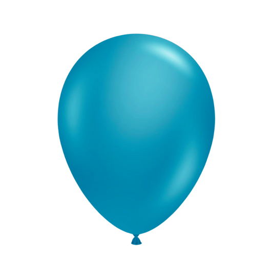 Everts Standard Caribbean Blue Latex Balloons