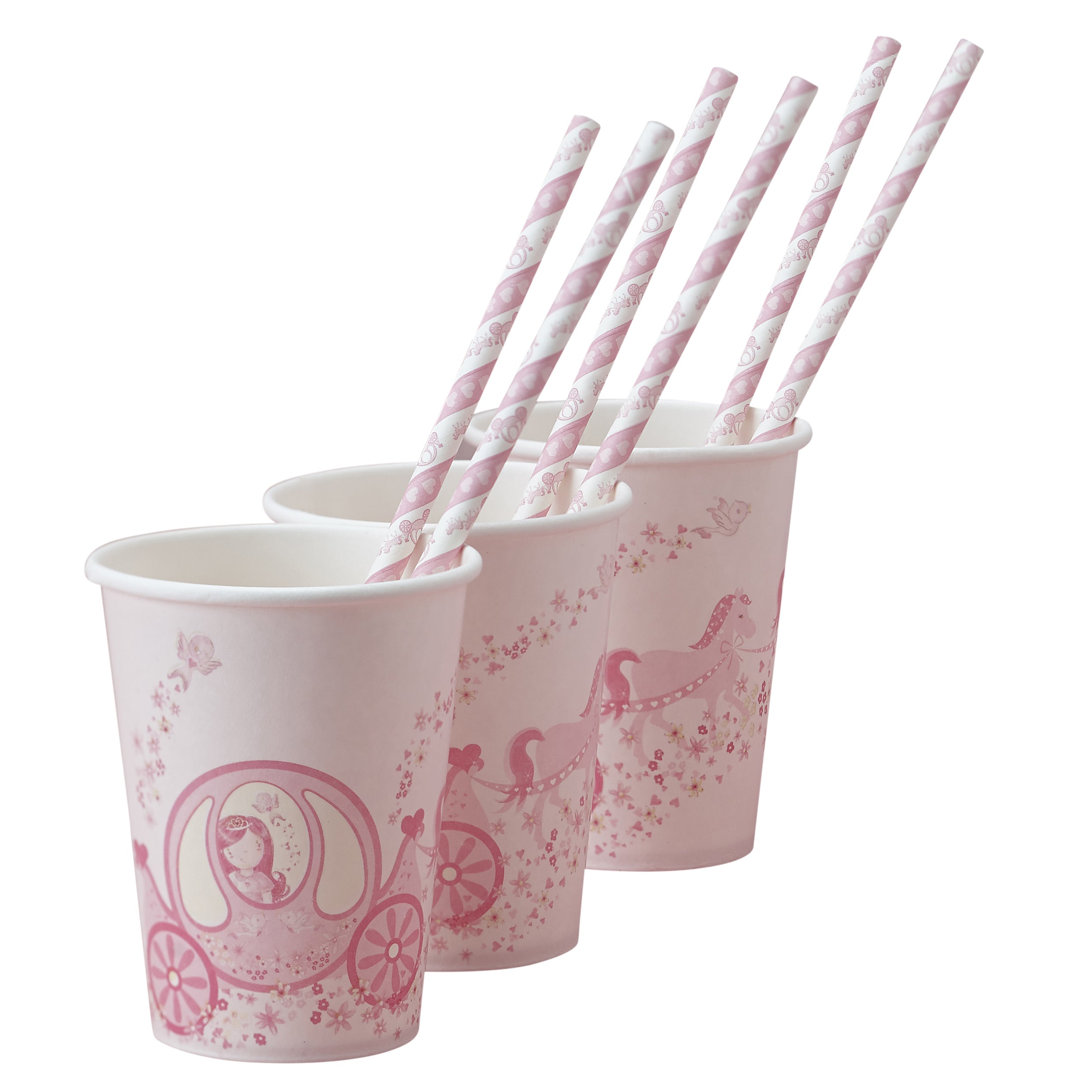 Princess Party Paper Cups 8 Balloon Supply