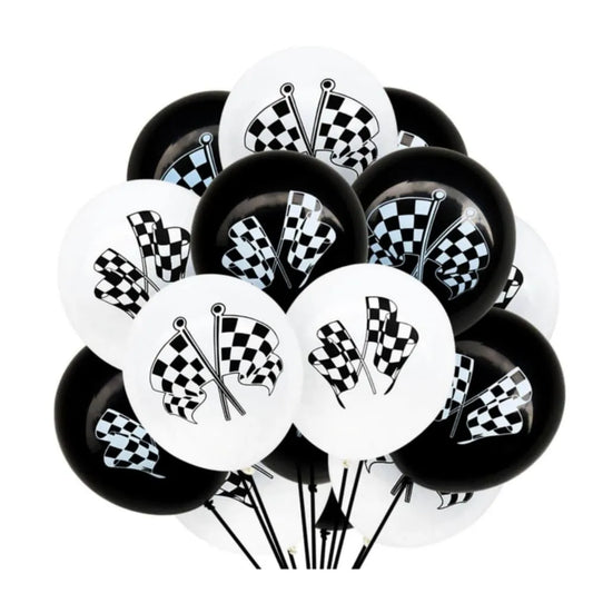 Racing Car Latex Balloons 10 Pack