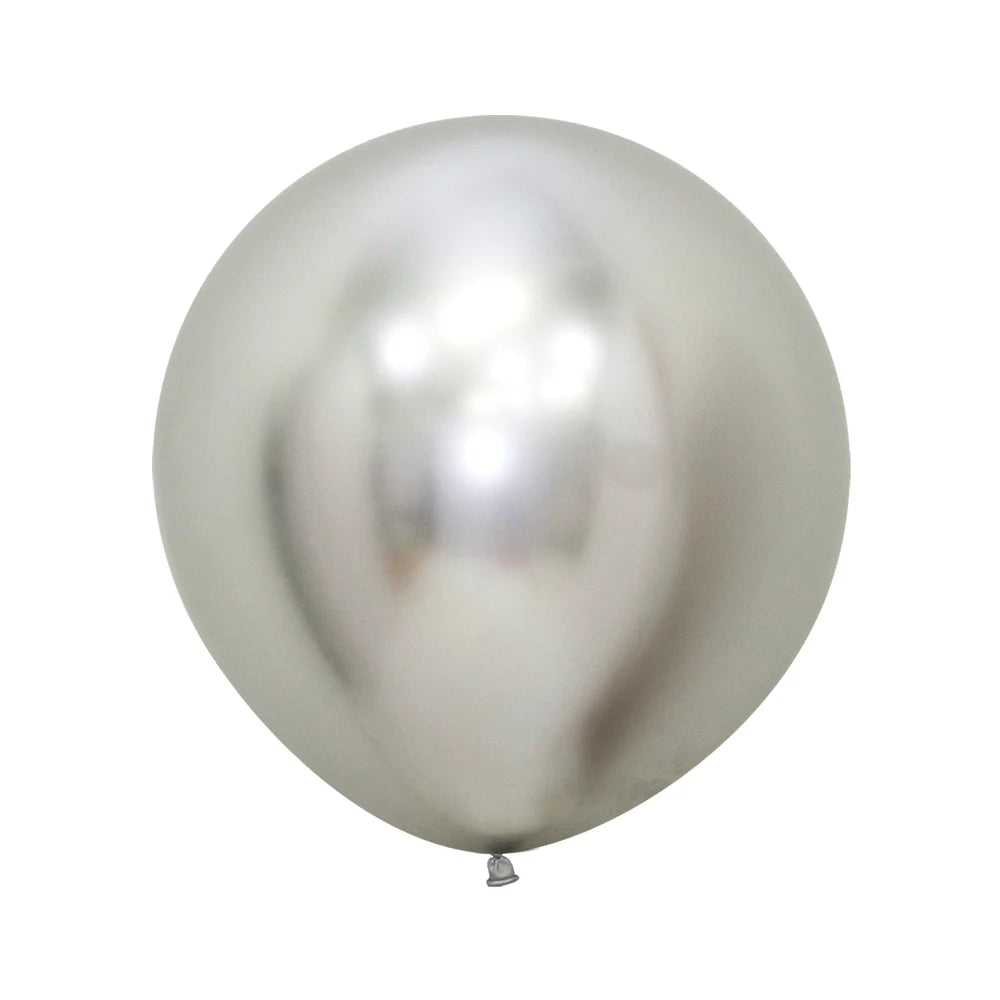 Sempertex Chrome Reflex Silver Latex Balloons