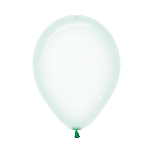 Sempertex Crystal Pastel Green Latex Balloons