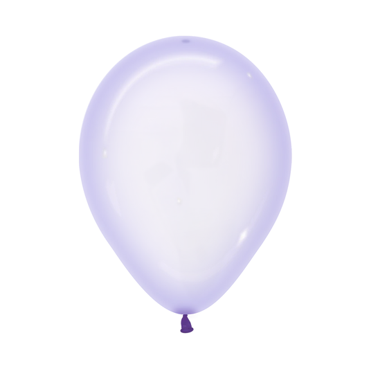 Sempertex Crystal Pastel Purple Lilac Latex Balloons