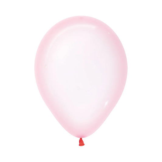 Sempertex Crystal Pastel Pink Latex Balloons