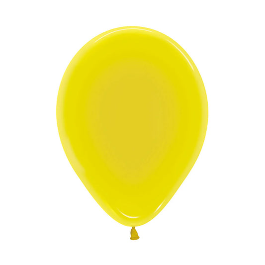 Sempertex Crystal Yellow Latex Balloons