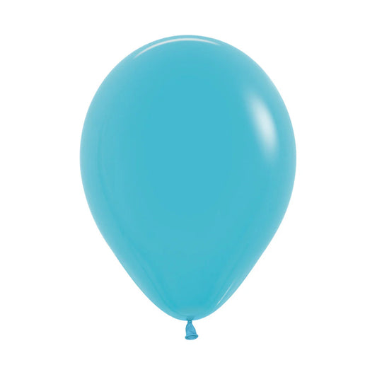 Sempertex Fashion Solid Caribbean Blue Latex Balloons