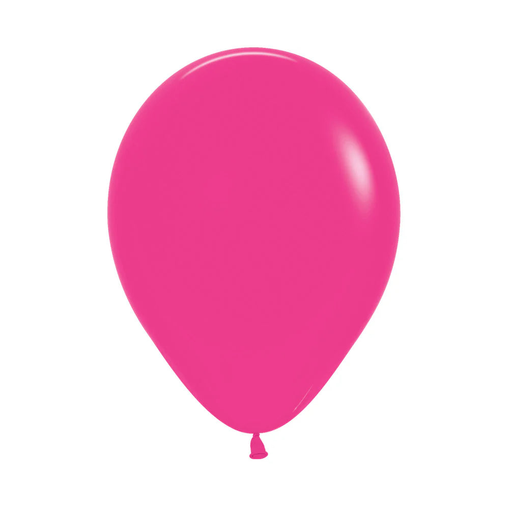 Sempertex Fashion Solid Fuchsia Pink Latex Balloons