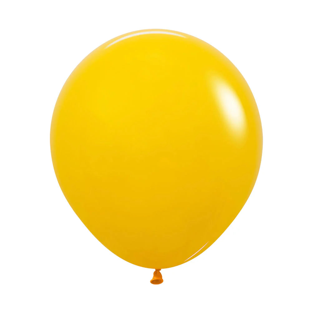 Sempertex Fashion Solid Yellow Latex Balloons– Balloon Supply