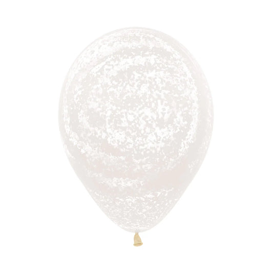 Sempertex Graffiti Frosty Winter Clear Latex Balloons