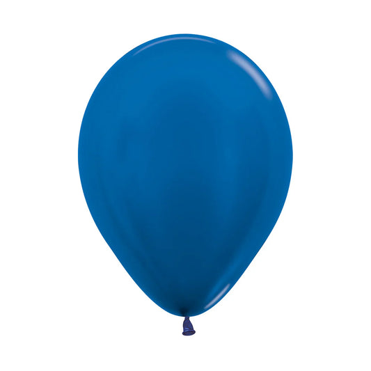 Sempertex Metallic Blue Latex Balloons