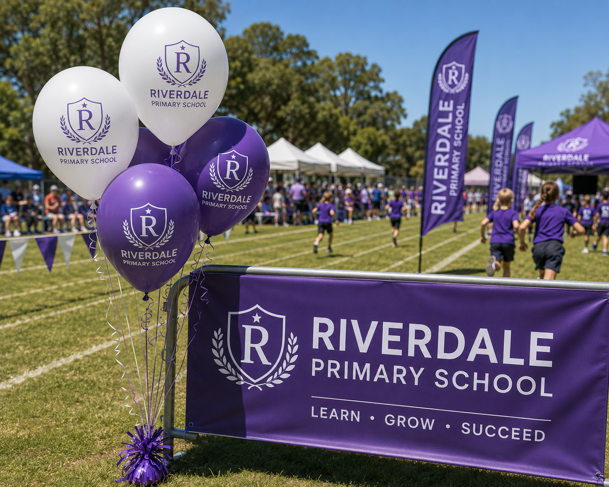 Custom Printed Standard Balloons – 1 Colour, 1 Side