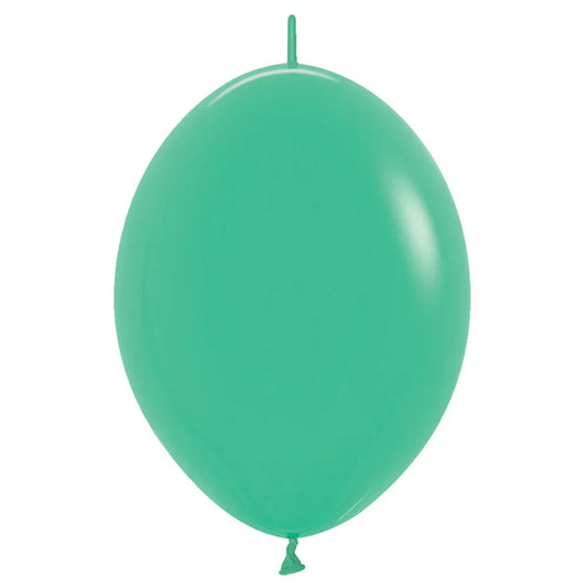 Link-O-Loon Fashion Solid Green Latex Balloons, Sempertex 12 Inch 30cm Balloons 100 Pack