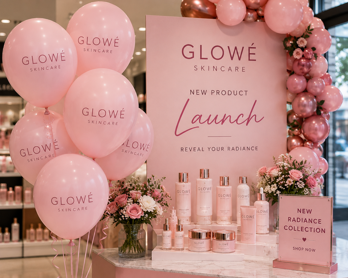 Custom Printed Standard Balloons – 1 Colour, 1 Side