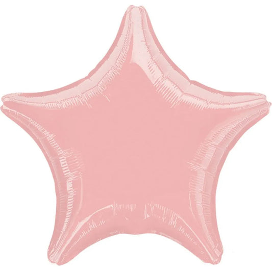 Pastel Pink Star(NON PKG) ,45cm 18 Inch Standard Foil Balloon